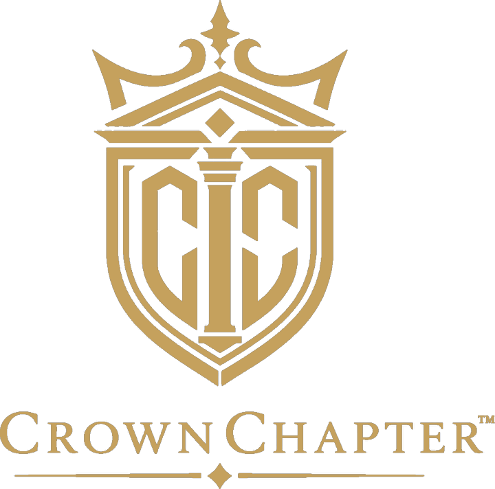 Gold Crown Chapter trademark crest and wordmark